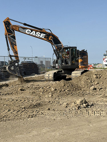 Image 2 - electrical trenching, 2 Sons Excavating, site trenching.